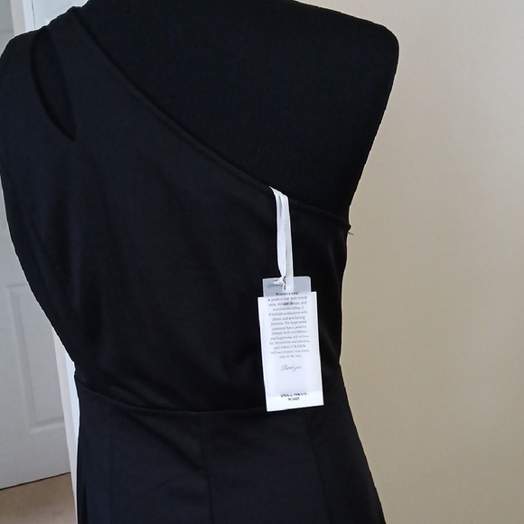 Grace Karin Chic Black One-Shoulder Dress - Picture 11 of 16